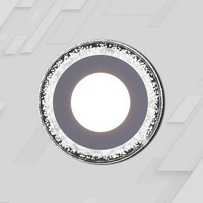 Встраиваемый светильник Reluce 34033 белый арт. 34033-9.0-001QP LED3+3W WHITE