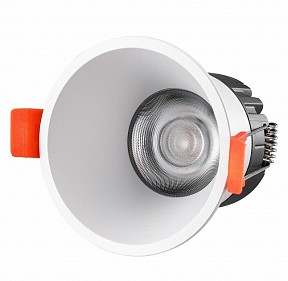 Встраиваемый светильник iLedex Technical Mars белый арт. DIM 207-7W-D75-4000K-24DG-WH