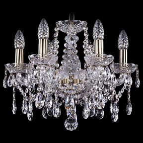 Подвесная люстра Bohemia Ivele Crystal 1413 золото арт. 1413/6/141/Pa