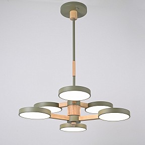 Люстра на штанге Imperiumloft TURNA Khaki зеленый арт. TURNA-DBL01