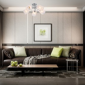 Потолочная люстра Escada Spirea серый арт. 1105/5PL