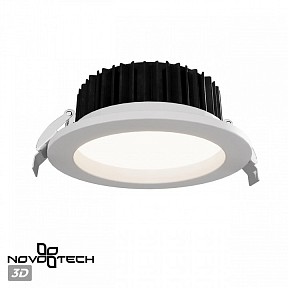 Встраиваемый светильник Novotech Drum белый арт. 359415