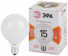 Лампа светодиодная Эра Стандарт  арт. LED G95-15W-2700K-E27