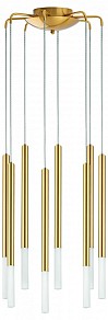 Подвесная люстра Lightstar Tubo золото арт. L8T747133
