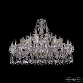 Подвесная люстра Bohemia Ivele Crystal 1413 золото арт. 1413/24+12+6/530 G