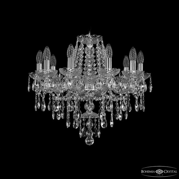 Подвесная люстра Bohemia Ivele Crystal 1415 никель арт. 1415/10/200 Ni