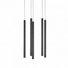 Подвесная люстра Lightstar Tubo черный арт. L5T747237