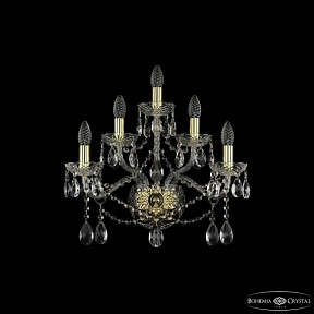 Бра Bohemia Ivele Crystal 1413 золото арт. 1413B/2+2+1/200/XL G