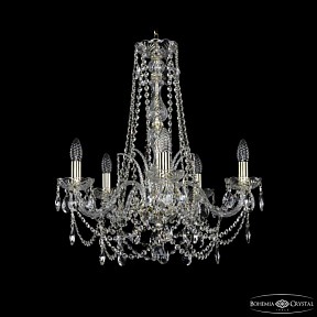Подвесная люстра Bohemia Ivele Crystal 1411 золото арт. 1411/5/195/h-62 G