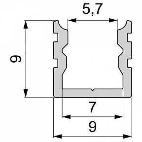 Профиль Deko-Light AU-02-05 металл арт. 970180