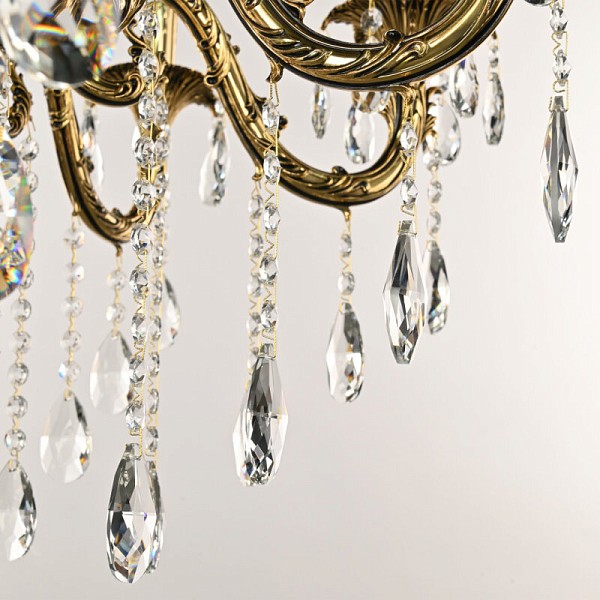 Подвесная люстра Bohemia Ivele Crystal AL7901 золото арт. AL79101/8/250 B GB