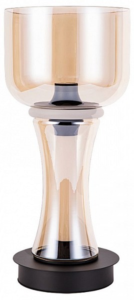 Настольная лампа декоративная Divinare Volturn черный арт. 1243/17 TL-15