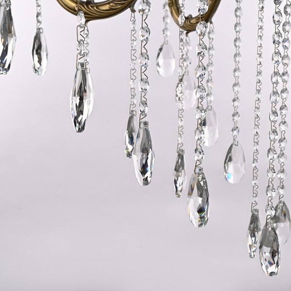 Подвесная люстра Bohemia Ivele Crystal AL7901 золото арт. AL79101/8/250 B FP