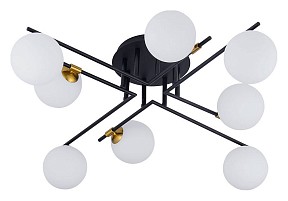 Потолочная люстра Arte Lamp Gemini черный арт. A2243PL-8BK