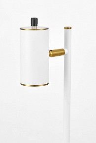 Настольная лампа офисная LUMINA DECO MIRRA белый арт. LDT 7731-1 WT+MD