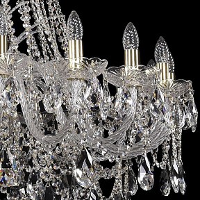 Подвесная люстра Bohemia Ivele Crystal 1411 золото арт. 1411/20/400/XL-120/G