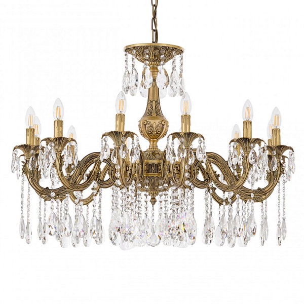 Подвесная люстра Bohemia Ivele Crystal AL7901 золото арт. AL79101/12/300 A FP