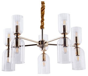 Подвесная люстра Arte Lamp Charm золото арт. A1623LM-10GO