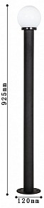 Наземный светильник Favourite Ballito черный арт. 4069-1F