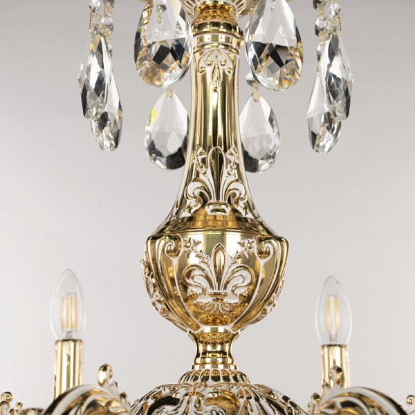 Подвесная люстра Bohemia Ivele Crystal AL7901 золото арт. AL79101/8/250 B GW