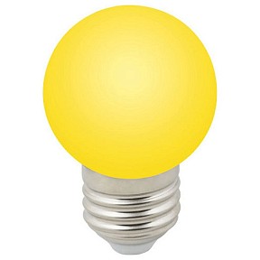 Лампа светодиодная Volpe Sky  арт. LED-G45-1W/YELLOW/E27/FR/С