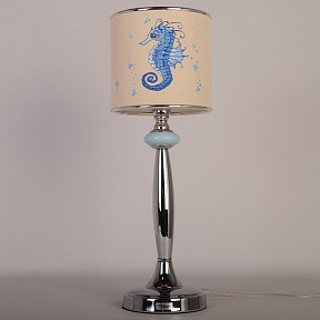 Настольная лампа декоративная Manne TL.7737-1BL хром арт. TL.7737-1BL (конек) настольная лампа 1л