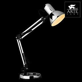 Настольная лампа офисная Arte Lamp Junior хром арт. A1330LT-1CC
