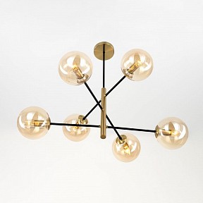 Люстра на штанге Citilux Лорен коричневый арт. CL146263