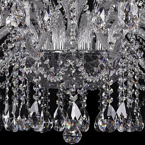 Подвесная люстра Bohemia Ivele Crystal 1413 металл арт. 1413/16+8/400/Ni