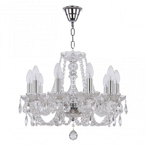 Подвесная люстра Bohemia Ivele Crystal 101 никель арт. 101/10/165 Ni