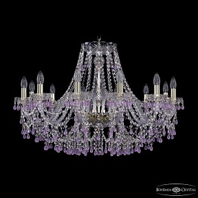 Подвесная люстра Bohemia Ivele Crystal 1410 золото арт. 1410/12/300 G V7010