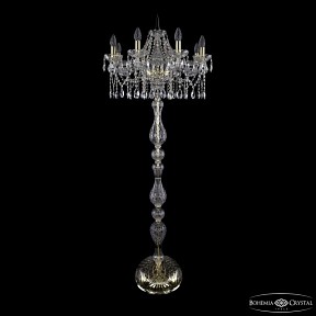 Торшер Bohemia Ivele Crystal 1413 золото арт. 1413T1/8/200-160 G
