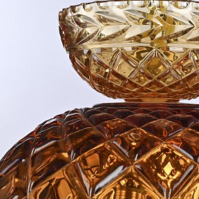 Подвесная люстра Bohemia Ivele Crystal 5478 золото арт. 5478/22 G Amber/M-1F Balls K721