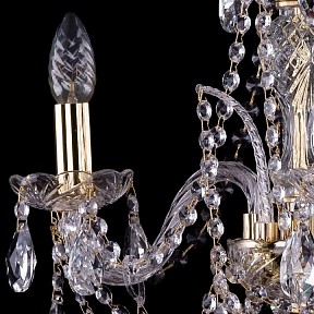 Подвесная люстра Bohemia Ivele Crystal 1411 золото арт. 1411/3/141/G