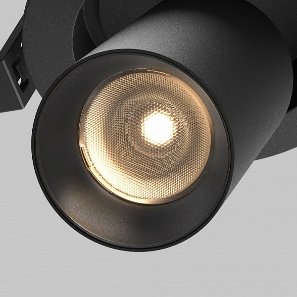 Встраиваемый светильник Maytoni FOCUS LED черный арт. C071CL-7W3K-B