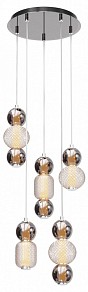 Подвесная люстра Maytoni Drop серый арт. MOD273PL-L80CH3K