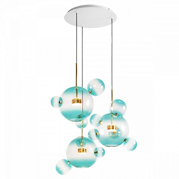 Подвесной светильник Loft it Bolle желтый арт. 2027-D3 Blue