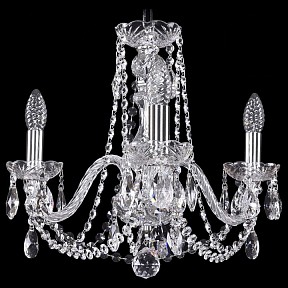 Подвесная люстра Bohemia Ivele Crystal 1402 металл арт. 1402/3/160/Ni