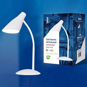 Настольная лампа офисная Uniel TLD-562 белый арт. TLD-562 White/LED/360Lm/4500K/Dimmer