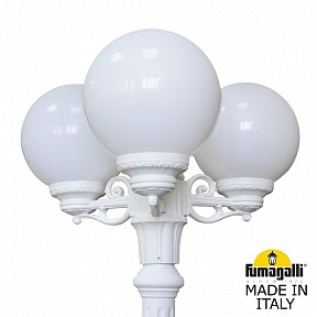 Фонарный столб Fumagalli Globe 250 белый арт. G25.157.S30.WYE27