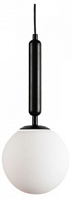 Подвесной светильник Lussole Cleburne черный арт. LSP-8587
