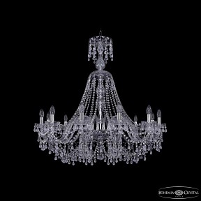 Подвесная люстра Bohemia Ivele Crystal 1410 никель арт. 1410/12/360/XL-97 Ni V0300