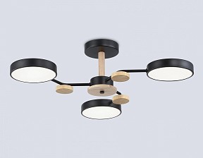 Люстра на штанге Ambrella Light FL дерево арт. FL4857