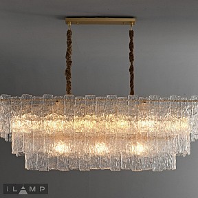 Подвесная люстра iLamp Manhattan латунь арт. P6315-1200 BR