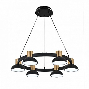 Подвесная люстра Indigo Traforo золото арт. 11059/6P Black