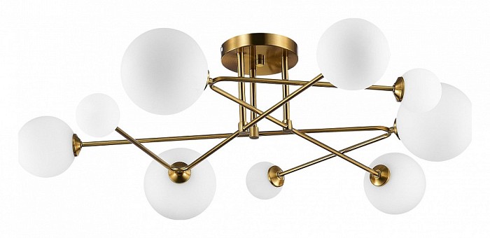 Потолочная люстра EVOLUCE Fantini желтый арт. SLE2211-302-09