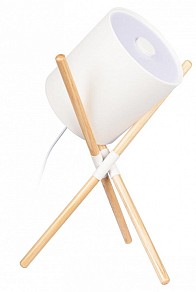 Настольная лампа декоративная Loft it Bobbin дерево арт. 10245T White