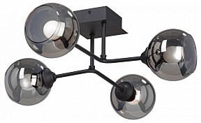 Потолочная люстра Vitaluce  черный арт. V4795-1/4PL