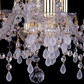 Подвесная люстра Bohemia Ivele Crystal 1410 золото арт. 1410/5/141/G/V0300