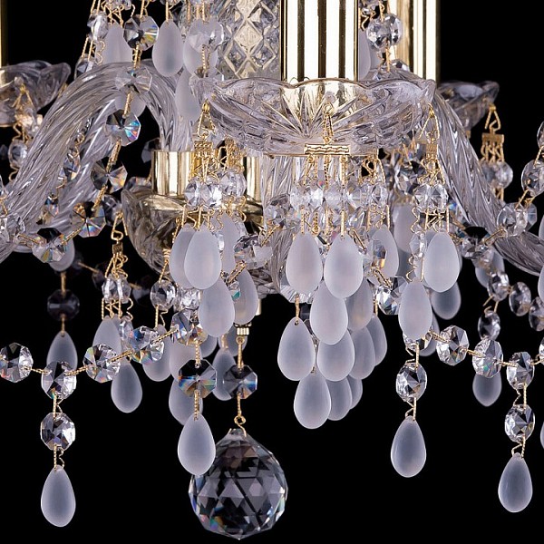 Подвесная люстра Bohemia Ivele Crystal 1410 золото арт. 1410/5/141/G/V0300